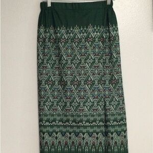 Thai style maxi skirt